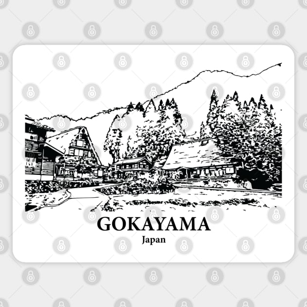 Gokayama - Japan Magnet by Lakeric